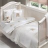 Детское постельное белье в кроватку с покрывалом Lovely Tivolyo Home (Бежевый)