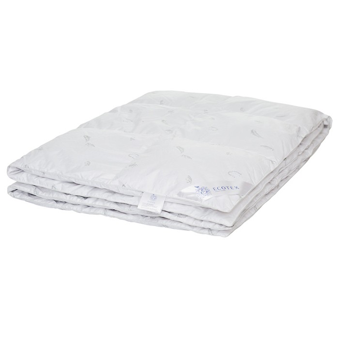 Всесезонное пуховое одеяло премиум класса от Ecotex