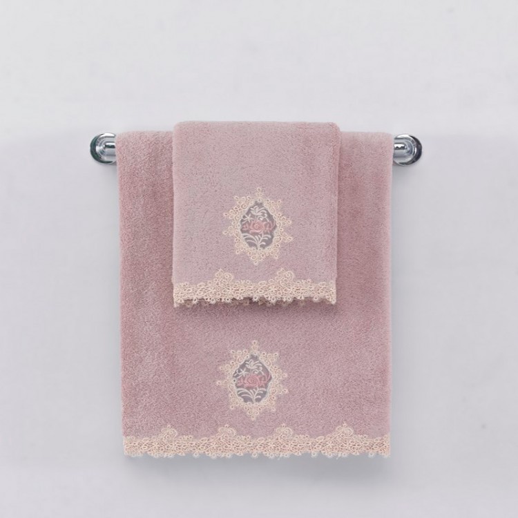 Лицевое полотенце Destan Soft Cotton (лиловый)