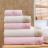 Банное махровое полотенце Melody Soft Cotton (розовый)