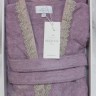 Женский махровый халат с вышивкой Sidney от Maison Dor