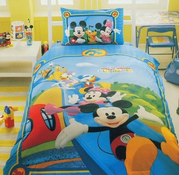 Детское постельное белье на резинке Микки Маус от TAC