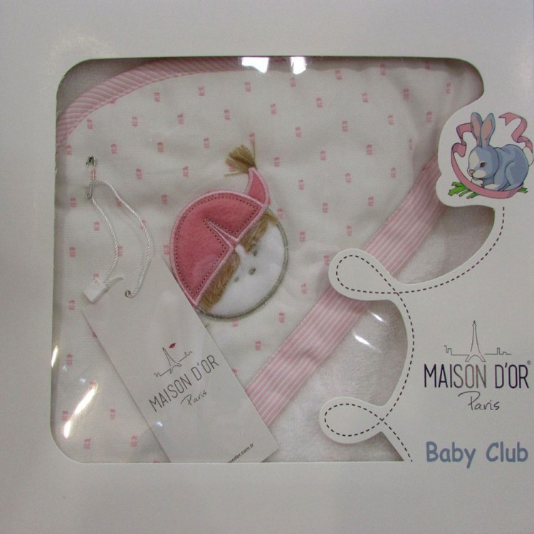 Детское махровое полотенце-треугольник с аппликацией Baby Club от Maison Dor