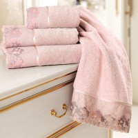 Лицевое полотенце Lalezar от Soft Cotton (грязно-розовый)