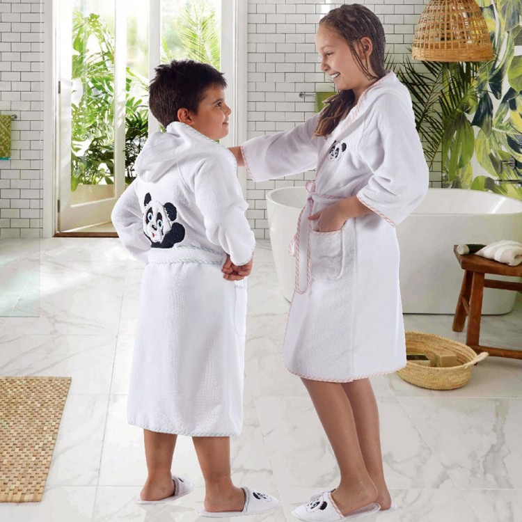 Детский махровый халат с тапочками для девочки Dear Panda от Maison Dor