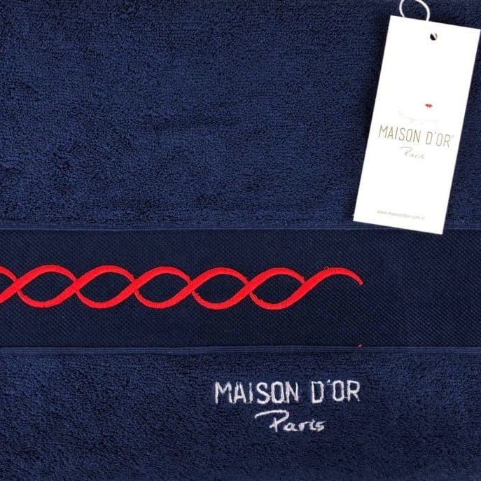 Банное полотенце Ramond Mason Dor (синее)