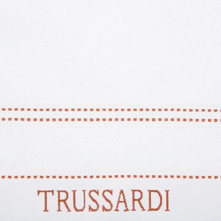 Набор махровых полотенец Ribbon Trussardi (белый)