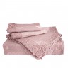 Комплект постельного белья с покрывалом Pamella грязно-розового цвета от Maison Dor