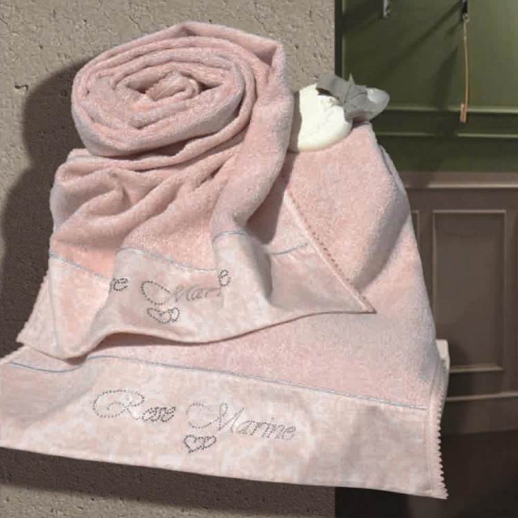 Набор махровых полотенец Rose Marine от Maison Dor (Грязно-розовый)