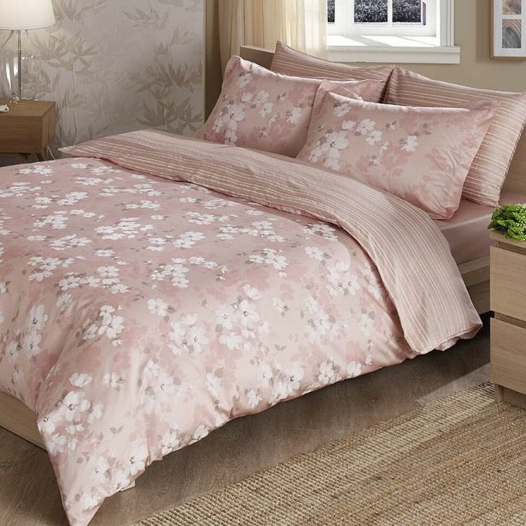 1,5-спальное розовое постельное белье Shadow от TAC