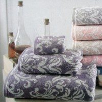 Набор махровых полотенец Luxus фиолетовый
